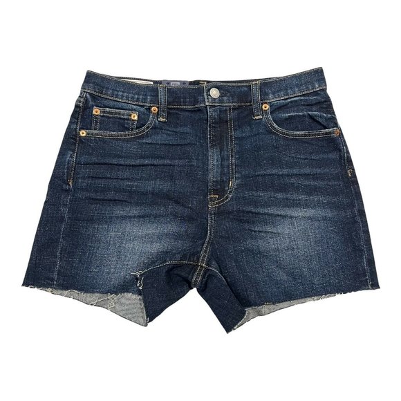 GAP Pants - NWT GAP Women's 4" Denim Shorts Sz 14 High Rise Darker Wash #660403
